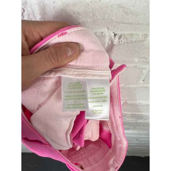 Lilly Pulitzer Women's Jayne Knit Shorts in Bright Prosecco Pink Size 16 - Picture 4 of 5